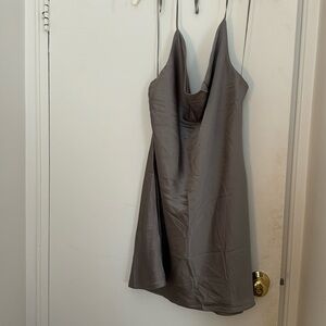 New Abercrombie Grey Mini Dress